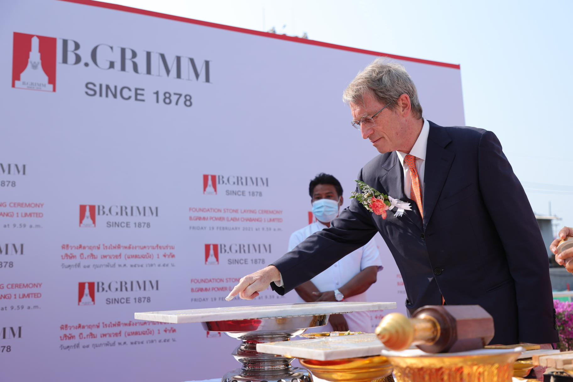 B.Grimm Power Laid The Foundation Stone Of The Laem Chabang 1 Combined ...